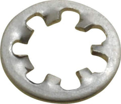 Value Collection - #6 Screw, 0.15" ID, Stainless Steel Internal Tooth Lock Washer - 0.288" OD, Uncoated, Grade 18-8 - Industrial Tool & Supply