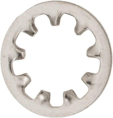 Value Collection - 3/8" Screw, 0.398" ID, Stainless Steel Internal Tooth Lock Washer - 0.692" OD, Uncoated, Grade 18-8 - Industrial Tool & Supply