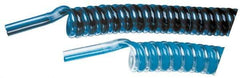 Advanced Technology Products - 6mm OD, Polyurethane Tube - Black & Clear Blue, 140 Max psi, 98 Shore A Hardness - Industrial Tool & Supply