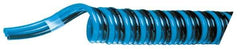 Advanced Technology Products - 21/64" ID x 1/2" OD, 55/64" Wall Thickness, Polyurethane Tube - Black, Clear Blue & Light Blue, 140 Max psi, 98 Shore A Hardness - Industrial Tool & Supply