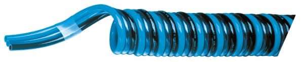 Advanced Technology Products - 6mm OD, Polyurethane Tube - Black, Clear Blue & Light Blue, 140 Max psi, 98 Shore A Hardness - Industrial Tool & Supply