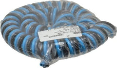 Advanced Technology Products - 5/32" ID x 1/4" OD, 15/32" Wall Thickness, Polyurethane Tube - Black, Clear Blue & Light Blue, 140 Max psi, 98 Shore A Hardness - Industrial Tool & Supply