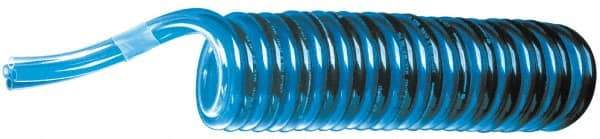 Advanced Technology Products - 10mm OD, Polyurethane Tube - Black, Clear Blue, Light Blue & Clear, 140 Max psi, 98 Shore A Hardness - Industrial Tool & Supply