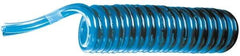 Advanced Technology Products - 21/64" ID x 1/2" OD, 55/64" Wall Thickness, Polyurethane Tube - Black, Clear Blue, Light Blue & Clear, 140 Max psi, 98 Shore A Hardness - Industrial Tool & Supply