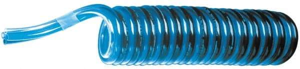 Advanced Technology Products - 3/32" ID x 5/32" OD, 5/16" Wall Thickness, Polyurethane Tube - Black, Clear Blue, Light Blue & Clear, 140 Max psi, 98 Shore A Hardness - Industrial Tool & Supply