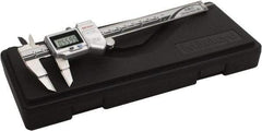 Mitutoyo - 0 to 150mm Range, 0.01mm Resolution, IP67 Electronic Caliper - Stainless Steel with 40mm Carbide-Tipped Jaws, 0.02mm Accuracy, SPC Output - Industrial Tool & Supply
