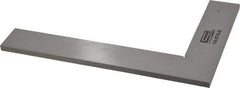 SPI - 6-3/4" Blade Length, 4" Base Length Steel Square - 0.0015" Accuracy, Beveled Edge - Industrial Tool & Supply
