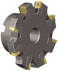 Kennametal - Shell Mount Connection, 0.551" Cutting Width, 0.872" Depth of Cut, 4" Cutter Diam, 1" Hole Diam, 6 Tooth Indexable Slotting Cutter - KSSS Toolholder, SPCT, SPET, SPPT Insert - Industrial Tool & Supply