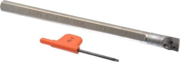 Kennametal - 0.48" Min Bore Diam, 6.059" OAL, 3/8" Shank Diam, L-SCLP Indexable Boring Bar - 0.91" Max Bore Depth, CP.. Insert, Screw Holding Method - Industrial Tool & Supply