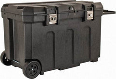 Stanley - 1 Tray Mobile Tool Chest - 23" Wide x 22-13/16" Deep x 23-1/4" High, Plastic, Black - Industrial Tool & Supply