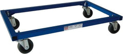PRO-SOURCE - 400 Lb Capacity Steel Dual Purpose Dolly - 25" Long x 15" Wide x 3" High, 3" Wheels - Industrial Tool & Supply
