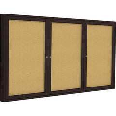 Ghent - Cork Bulletin Boards Style: Enclosed Cork Bulletin Boards Color: Natural Cork - Industrial Tool & Supply