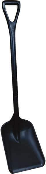 Remco - 13-7/8" High Square Plastic Shovel - 30-7/8" Long D-Grip Handle - Industrial Tool & Supply