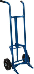 PRO-SOURCE - 1,000 Lb Load Capacity, 55 Gal Drum Hand Truck - 23-3/4" Wide x 61" High, 2 Wheels - Industrial Tool & Supply