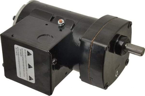 Bison Gear - 115 Volt, 63 RPM, 25.2:1 Gear Ratio, Parallel Gearmotor - 49 Torque, 1/20 hp, TENV Enclosure - Industrial Tool & Supply