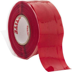 Loctite - 1" x 10', Red Silicone Electrical Tape - 0.5 mil Thick, 400 V/mil Dielectric Strength - Industrial Tool & Supply