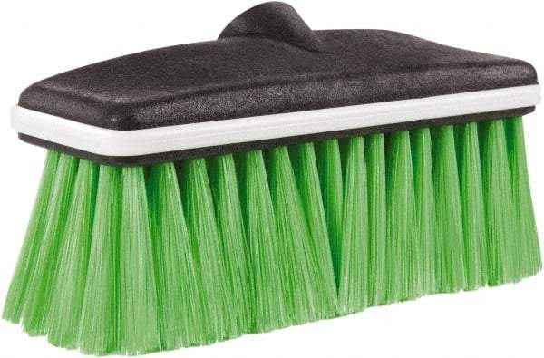 Harper Brush - 8" OAL, Vehicle Brush - Black Flagged Nylex Bristles, 2-1/4" Trim Length - Industrial Tool & Supply