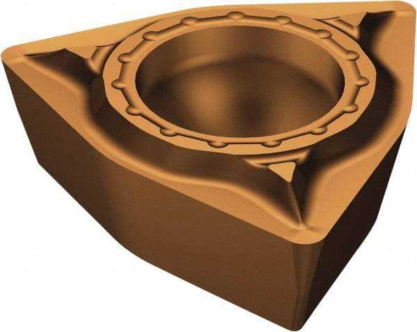 Sandvik Coromant - WPMT21.51 MF Grade 1125 Carbide Turning Insert - TiAlN/AlCr2O3 Finish, 80° Trigon, 1/4" Inscr Circle, 3/32" Thick, 1/64" Corner Radius - Industrial Tool & Supply