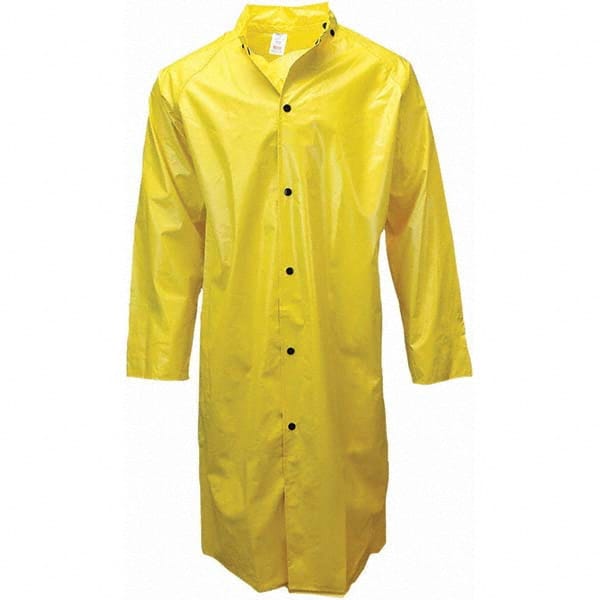 Neese - Size M Yellow Rain & Flame Resistant/Retardant Coat - Industrial Tool & Supply