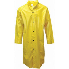 Neese - Size L Yellow Rain & Flame Resistant/Retardant Coat - Industrial Tool & Supply