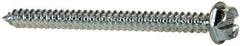 Value Collection - #8 Hex Washer Head Slotted Sheet Metal Screw - Steel, 2" Length Under Head, Grade 2 - Industrial Tool & Supply