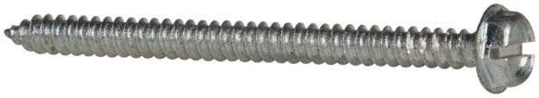 Value Collection - #10 Hex Washer Head Slotted Sheet Metal Screw - Steel, 2-1/2" Length Under Head, Grade 2 - Industrial Tool & Supply