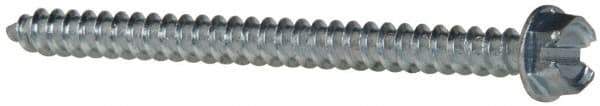 Value Collection - #12 Hex Washer Head Slotted Sheet Metal Screw - Steel, 3" Length Under Head, Grade 2 - Industrial Tool & Supply