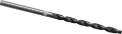 Accupro - #39 118° Cobalt Jobber Drill - TiAlN Finish, Right Hand Cut, Parabolic Flute, Straight Shank, 57mm OAL, DX Point - Industrial Tool & Supply