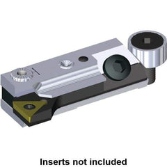 Kennametal - Series T-Style, Right Hand Cut, Boring Cartridge - 20.15mm Back of Bar to Cutting Edge, TCMT110204 Insert, 45.5mm OAL, 90° Lead Angle - Industrial Tool & Supply