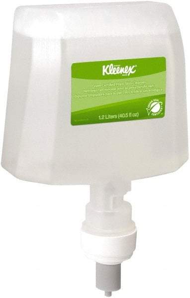 Kleenex - 1,200 mL Dispenser Refill Foam Soap - White, Fragrance Free Scent - Industrial Tool & Supply
