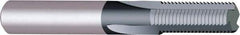 Vargus - 3/8-16 Thread, 1/2" Shank Diam, TiAlN Coating, Solid Carbide Straight Flute Thread Mill - 5 Flutes, 3.268" OAL, 3/8" Min Noml Diameter - Industrial Tool & Supply