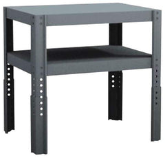 Value Collection - 24 Wide x 18" Deep x 18 to 24" High, Steel Work Table - Comfort Edge, Adjustable Height Legs - Industrial Tool & Supply