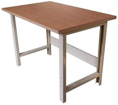 Value Collection - 48 Wide x 30" Deep x 33" High, Hardboard Workbench - Comfort Edge - Industrial Tool & Supply