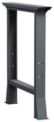 Value Collection - Workbench & Workstation Flared Fixed Leg - 28" High, Use with Workbenches - Industrial Tool & Supply
