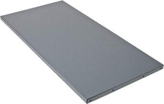 Value Collection - Steel Straight Edge Workbench & Workstation Top - 30" Deep, 1-1/2" High, Use with Workbenches - Industrial Tool & Supply