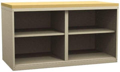 Value Collection - Cabinet Bench - Maple Top, Tan, 60" Wide x 34" High - Industrial Tool & Supply