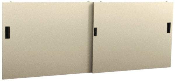 Value Collection - Steel Workbench & Workstation Sliding Door Kit - 28-7/8" High, Use with 72" Cabinet Bench - Industrial Tool & Supply