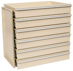 Value Collection - Steel Workbench & Workstation Drawer Kit - 27-1/4" Deep, 27-1/4" High, Use with 60" Cabinet Bench - Industrial Tool & Supply