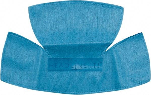 HeadlineIt! - Viscose/Polyester Hard Hat Liner - Blue, Compatible with All Hard Hats - Industrial Tool & Supply