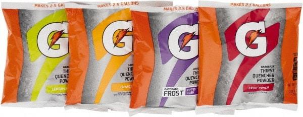 Gatorade - 21 oz Pack Assorted Flavors Activity Drink - Powdered, Yields 2.5 Gal - Industrial Tool & Supply