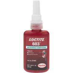 Loctite - Threadlockers & Retaining Compounds - 603 50ML BOTTLE LOCTITE RETAINNG COMPOUND - Industrial Tool & Supply