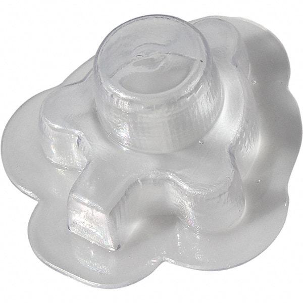 Made in USA - Flame Retardent ABS Housing Plastic Bearing Flange Mount - 4-1/8" Wide x 4-5/16" Outside Diam - Industrial Tool & Supply
