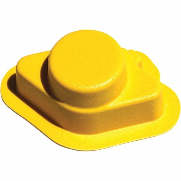 Made in USA - Flame Retardent ABS Housing Plastic Bearing Flange Mount - 2-11/16" Wide x 2-7/8" Outside Diam - Industrial Tool & Supply