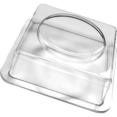 Made in USA - Flame Retardent ABS Housing Plastic Bearing Flange Mount - 4-1/16" Wide x 4-1/4" Outside Diam - Industrial Tool & Supply