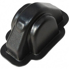 Made in USA - Flame Retardent ABS Housing Plastic Bearing Flange Mount - 3-1/8" Wide x 3-5/16" Outside Diam - Industrial Tool & Supply