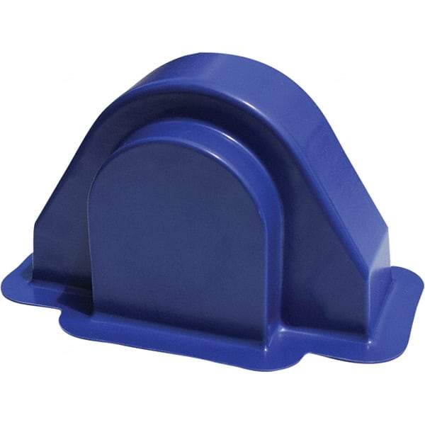 Made in USA - Flame Retardent ABS Housing Plastic Bearing Flange Mount - 2-3/4" Wide x 2-7/8" Outside Diam - Industrial Tool & Supply