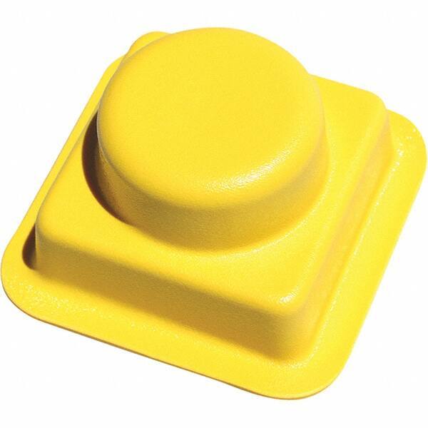 Made in USA - Flame Retardent ABS Housing Plastic Bearing Flange Mount - 3-1/4" Wide x 3-7/16" Outside Diam - Industrial Tool & Supply