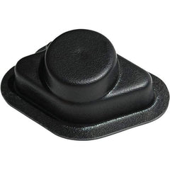 Made in USA - Flame Retardent ABS Housing Plastic Bearing Flange Mount - 2-1/2" Wide x 2-11/16" Outside Diam - Industrial Tool & Supply
