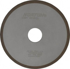 Norton - 6" Diam x 1-1/4" Hole x 1/8" Thick, 120 Grit Surface Grinding Wheel - CBN, Type 1A1, Fine Grade, Resinoid Bond - Industrial Tool & Supply