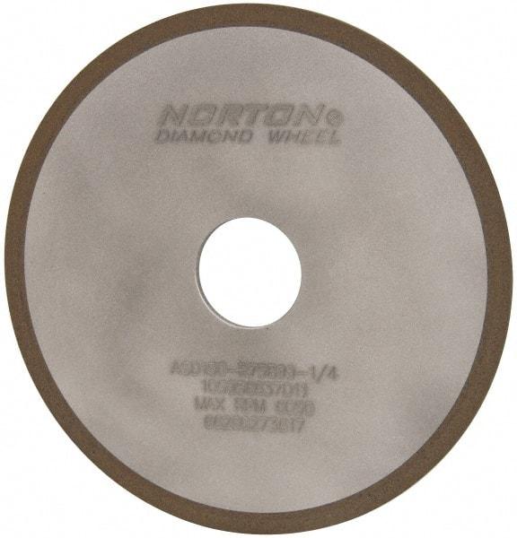 Norton - 6" Diam x 1-1/4" Hole x 1/8" Thick, 150 Grit Surface Grinding Wheel - Diamond, Type 1A1, Very Fine Grade, Resinoid Bond - Industrial Tool & Supply